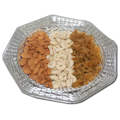 "Dryfruit Thali - code RD700 - Click here to View more details about this Product